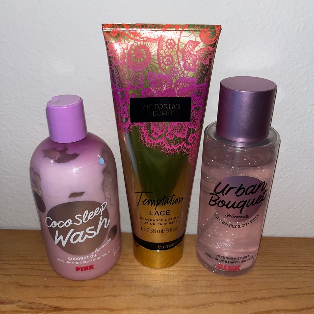Victoria's Secret bundle, Body wash, lotion & body mist
